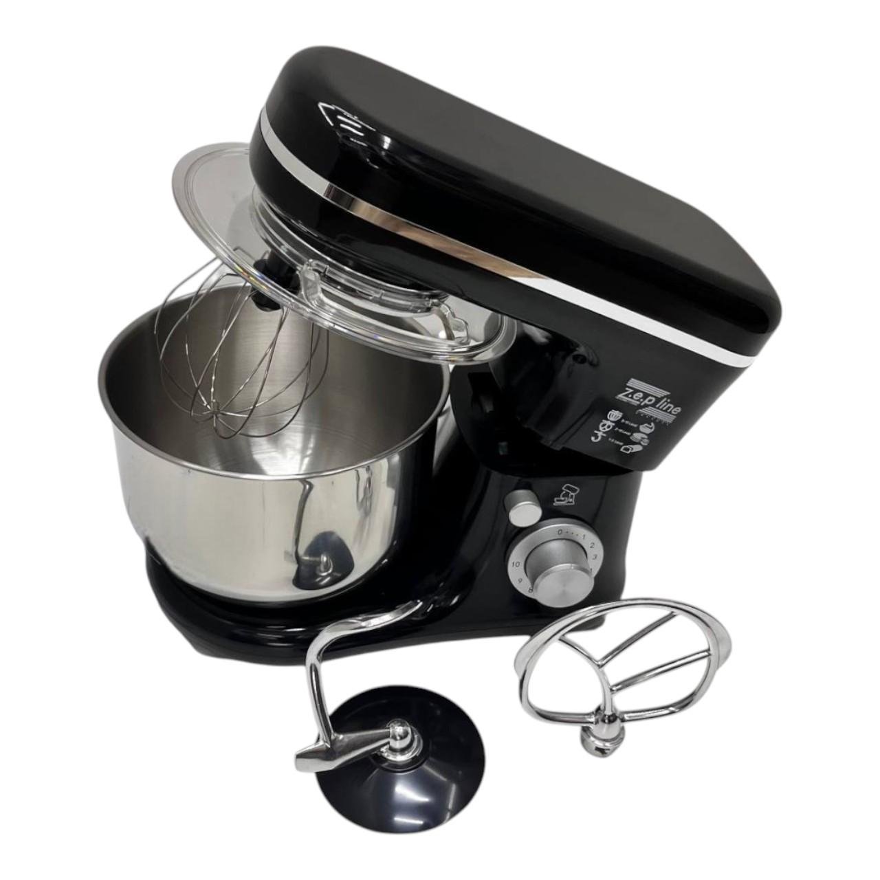 Тістоміс-міксер Zepline ZP-9832 з комплектом насадок та захисною кришкою 3500 Вт 5 л (є196) - фото 7