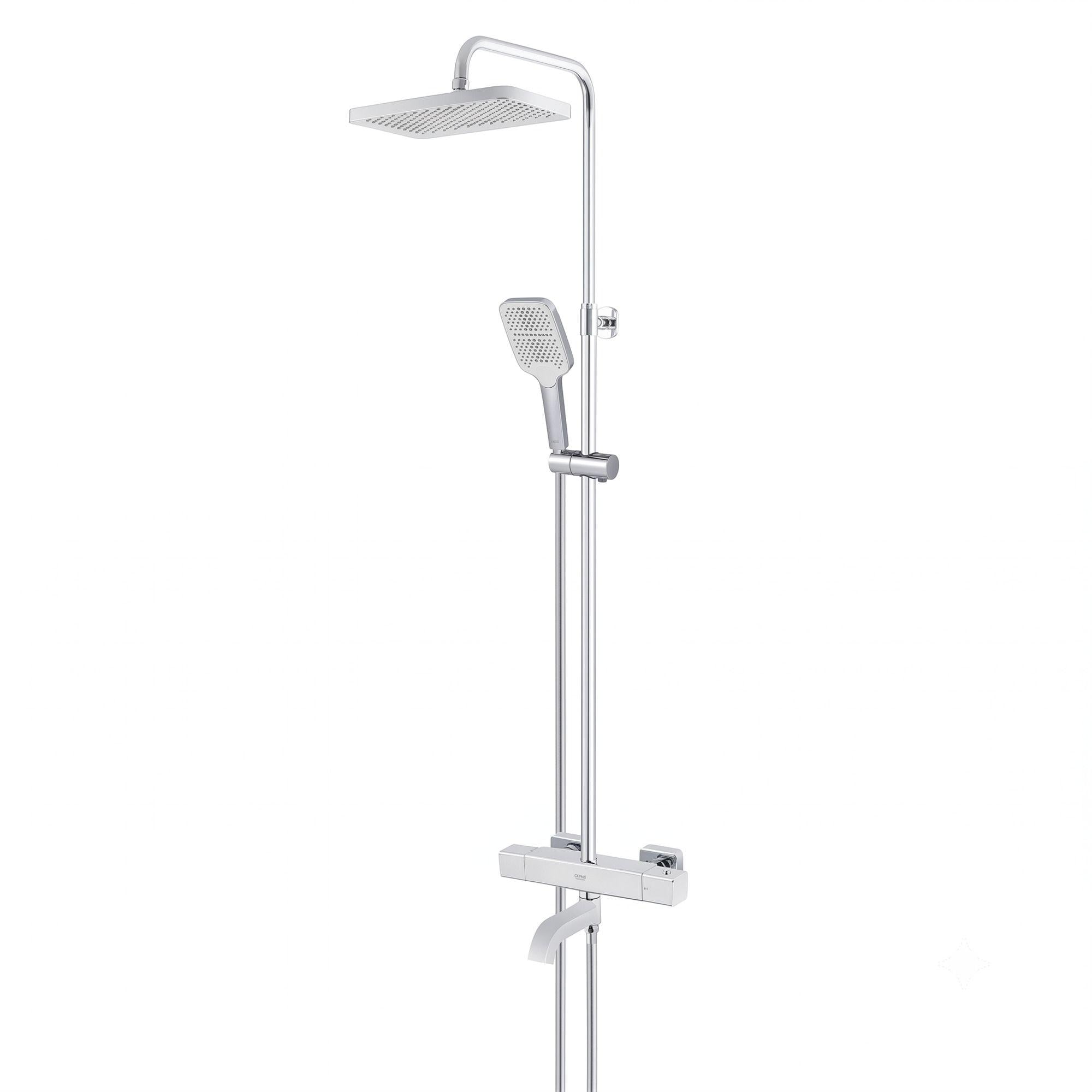 Душова система KOER KB-57038-01 з термостатом латунь Хром глянцевий (KR5960) Душова система KOER KB-57038-01 з термостатом латунь Хром глянцевий (KR5960)