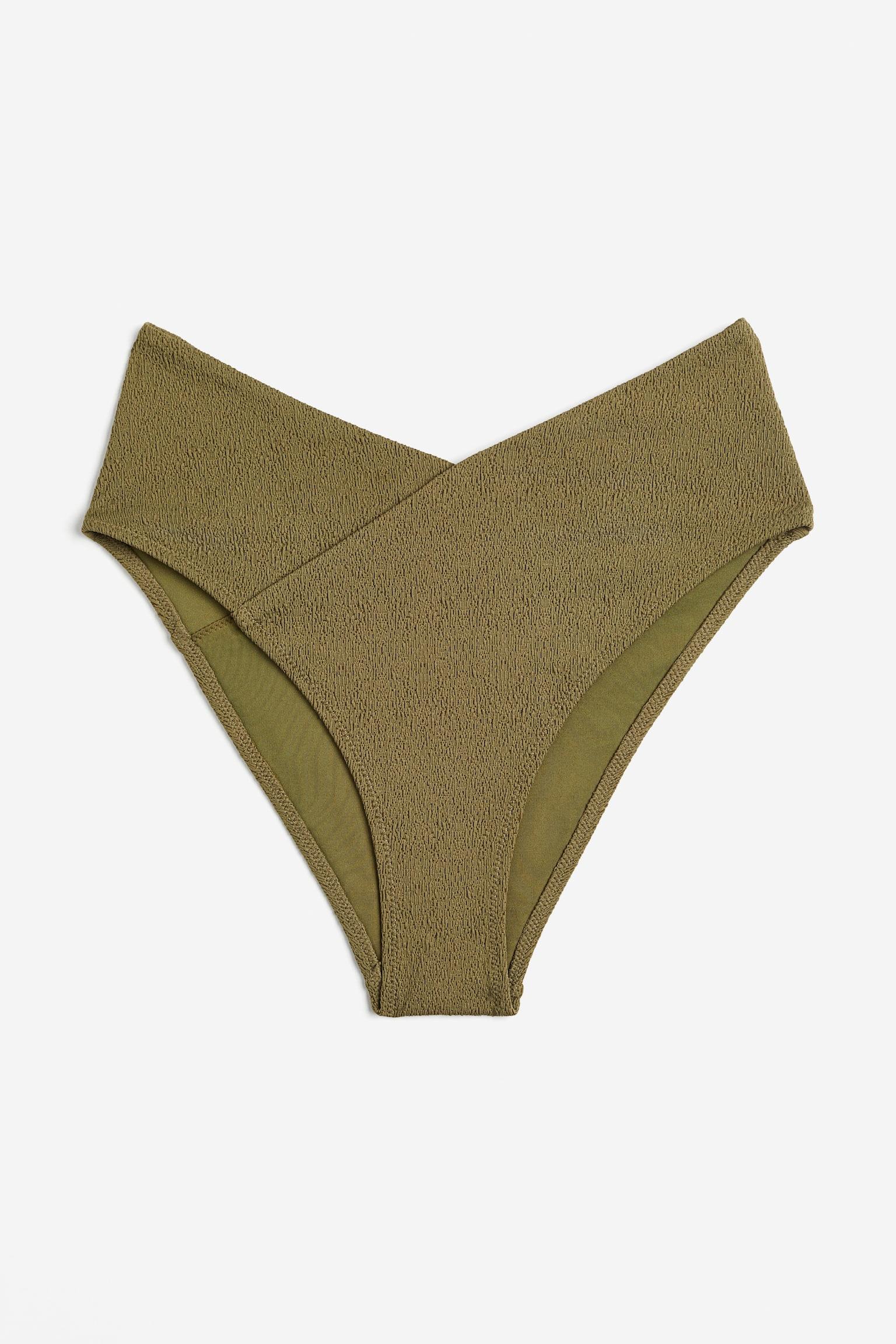 Купальные трусики H&M 1219459 жаткая р. 40 Хаки