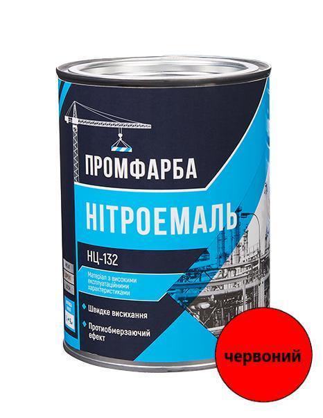 Нитроэмаль НЦ-132 ПРОМФАРБА 0,8 кг 860 мл Красный (3014417568)