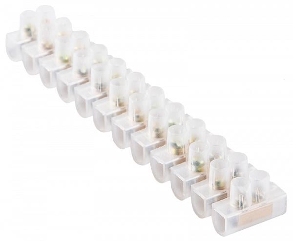 Колодка клеммная АСКО-Укрем тип W(U) 12P 3A 2,5-4 мм2 Белый (A0130040001)