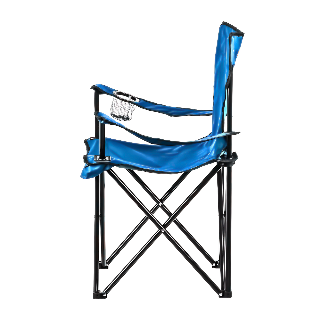 Стул туристический раскладной для отдыха/рыбалки/охоты Голубой (10402022) - фото 3