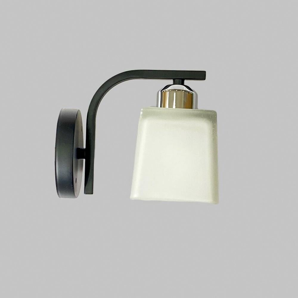 Светильник настенный Light House SRS-20256/1 плафон белый Черный/Хром