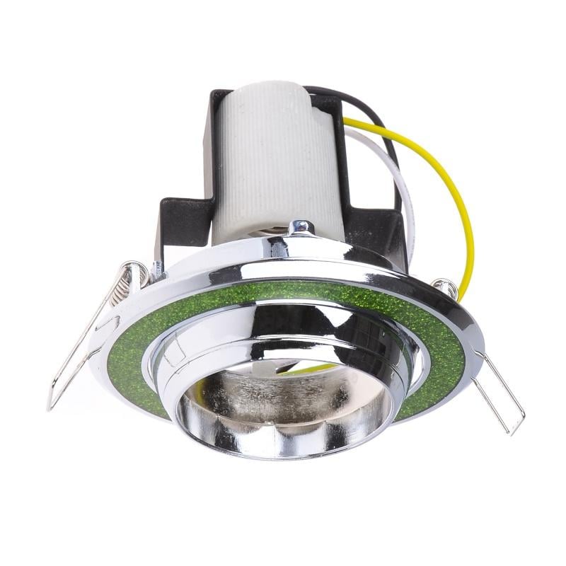 Світильник точковий Brille поворотний RO-50D Sh Green/Chr