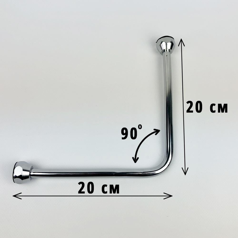 Подводка гибкая бумеранг Flexy Chrome угол 90° 1/2 ВВ 10 мм 40 см (31387) - фото 2