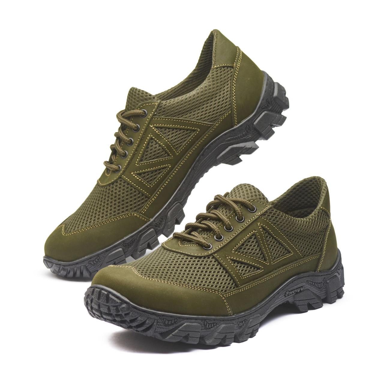 Кроссовки летние сетка р. 43 Хаки