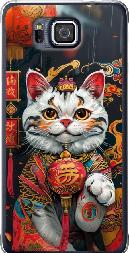 Чехол на Samsung Galaxy Alpha G850F China Cat v2 (6135u-65-42517)