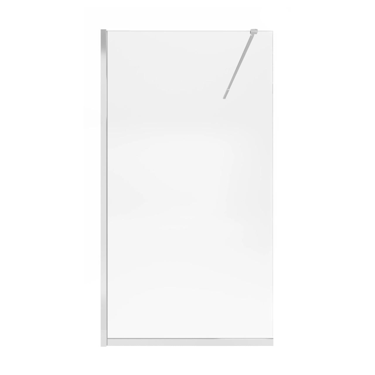 Душевая перегородка Qtap Walk-In Standard 110x200 см стекло Clear 8 мм покрытие CalcLess (CRM2011.C8)
