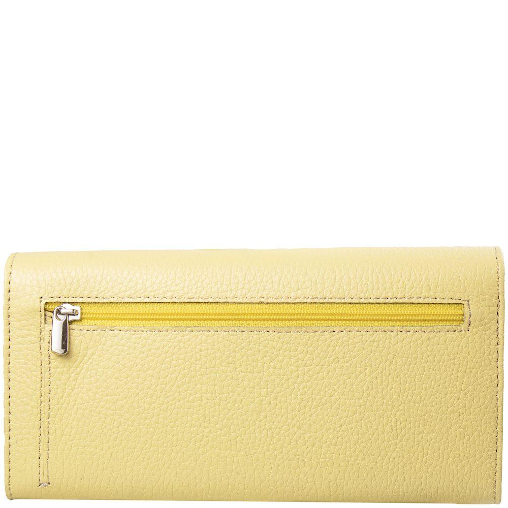 Гаманець жіночий шкіряний DESISAN 1247 Світло-жовтий - фото 3