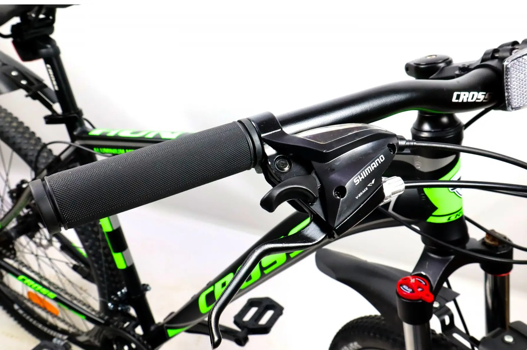 Велосипед горный Cross Hunter 29" 20" Черный/Зеленый (1fdee0c6) - фото 4