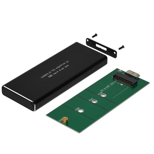 Кишеня для SSD диска M.2 NGFF 2230/2242/2260/2280 6 Гб/с USB3.1, метал (4559)