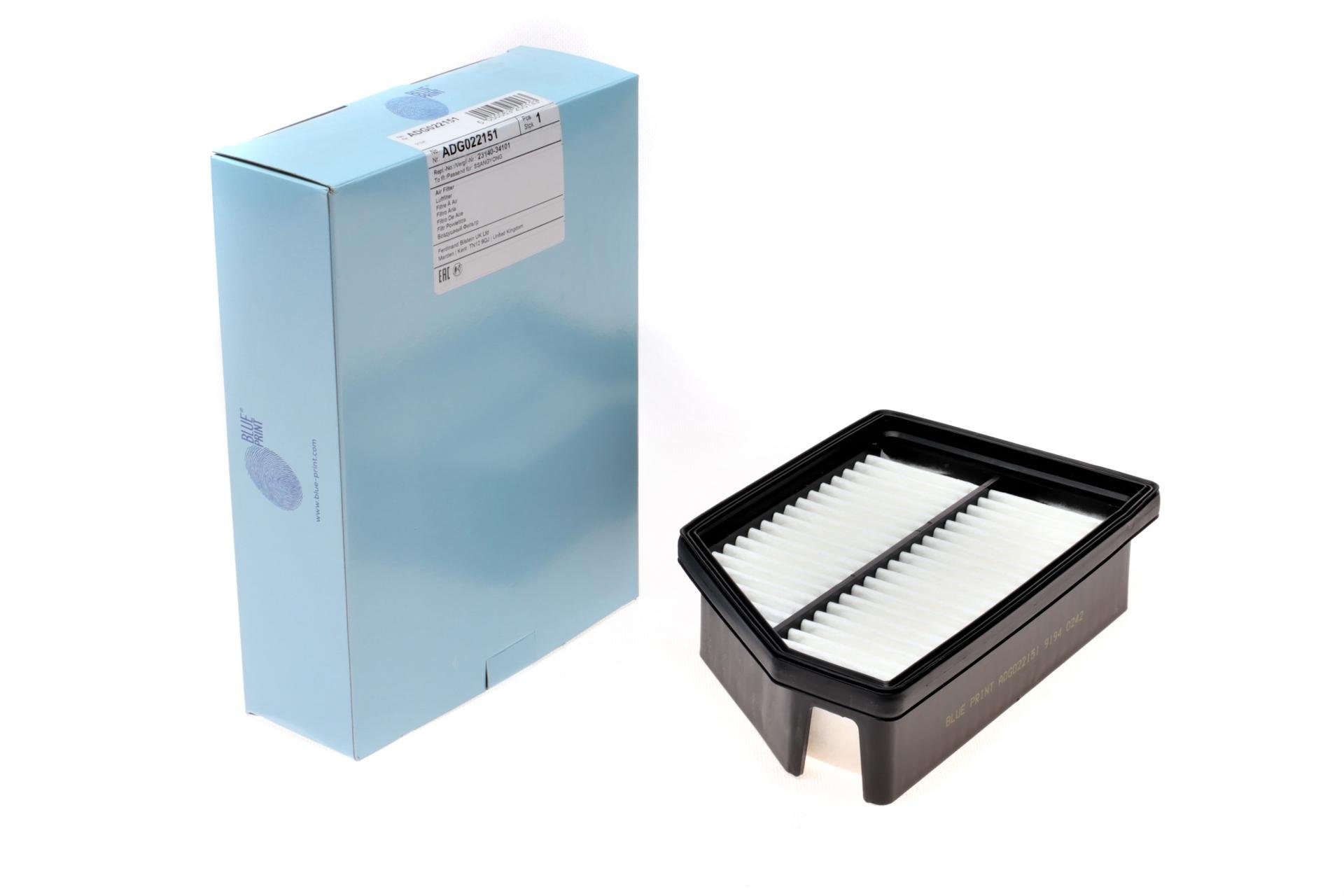 Фільтр повітряний BLUE PRINT для SsangYong Korando 2,0 16V 10- (ADG022151)