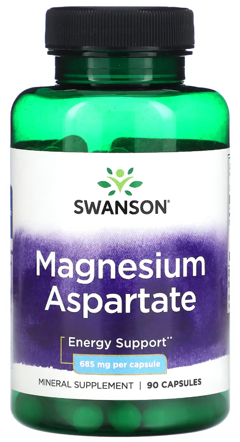Добавка натуральная Swanson Magnesium Aspartate 685 мг 90 капсул