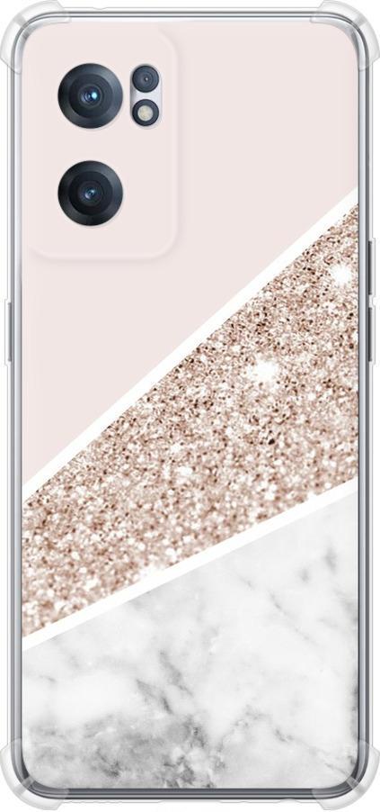 Чехол на OnePlus Nord CE 2 Пастельный мрамор (4342sp-2589-42517)