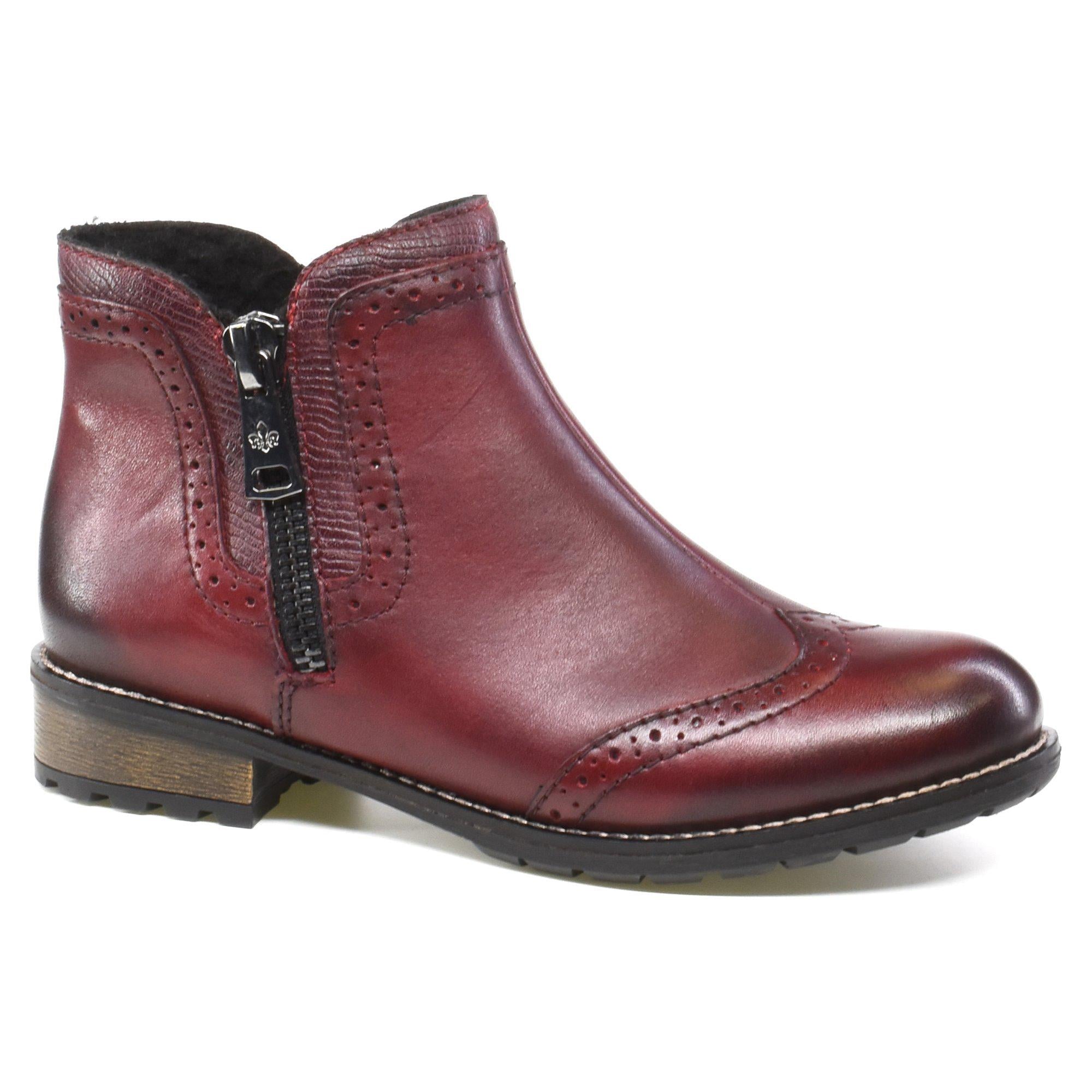 Ботинки зимние женские Rieker р. 39 Красный (011576-39)