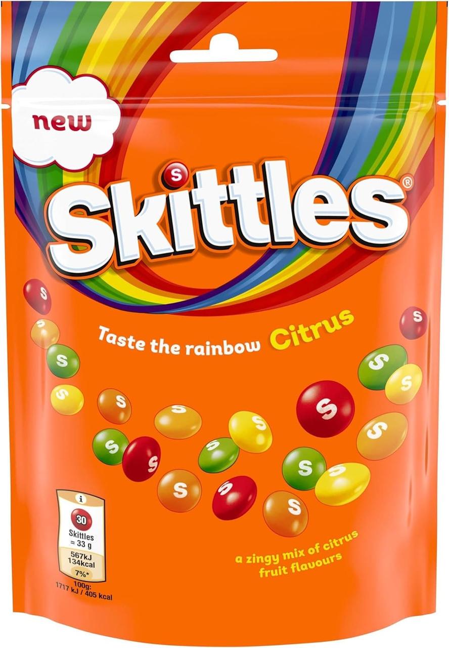 Драже Skittles Citrus Flavour 109 г (3111415881) Драже Skittles Citrus Flavour 109 г (3111415881)