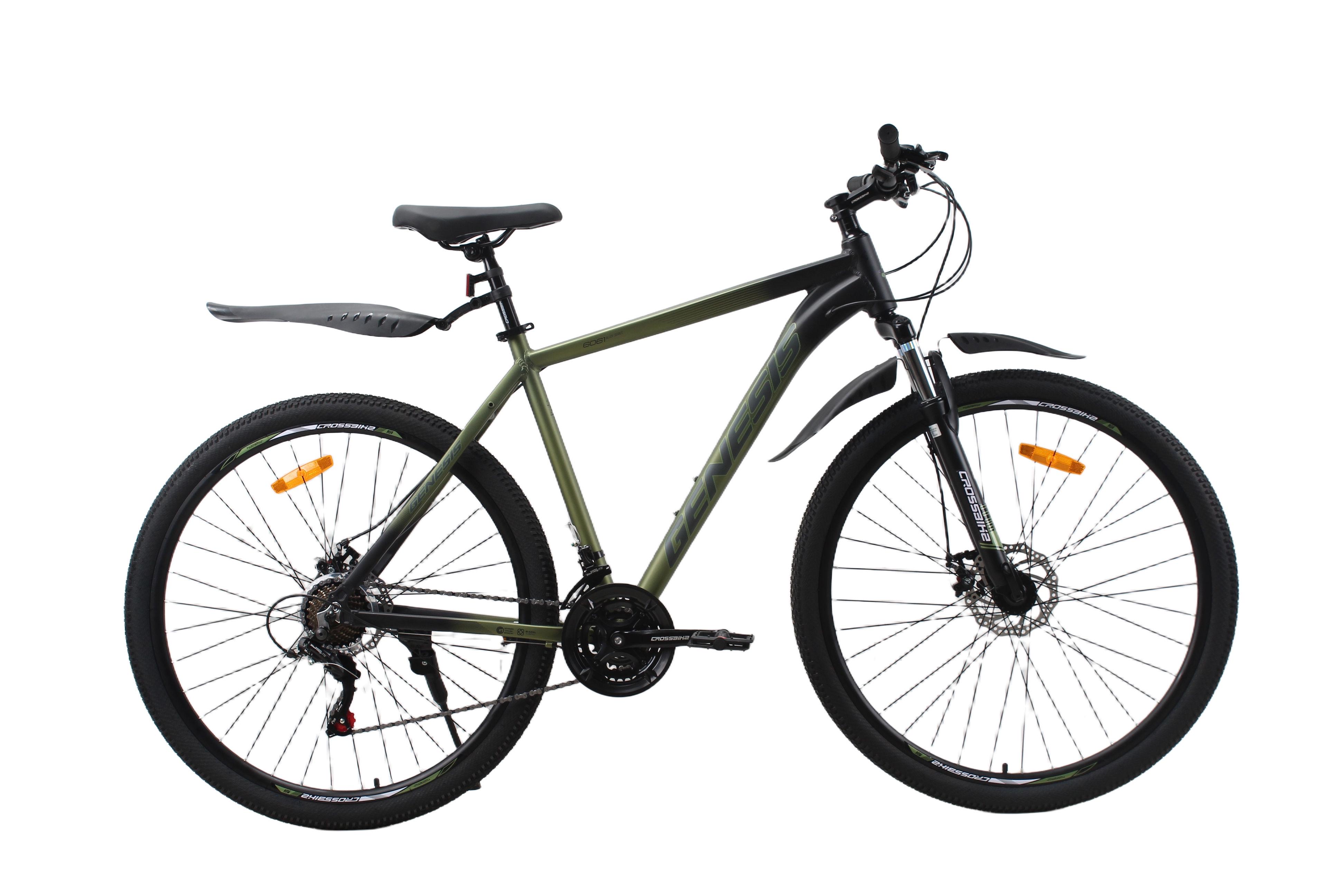 Велосипед Crossbike Genesis 29" 21" Черно-зеленый