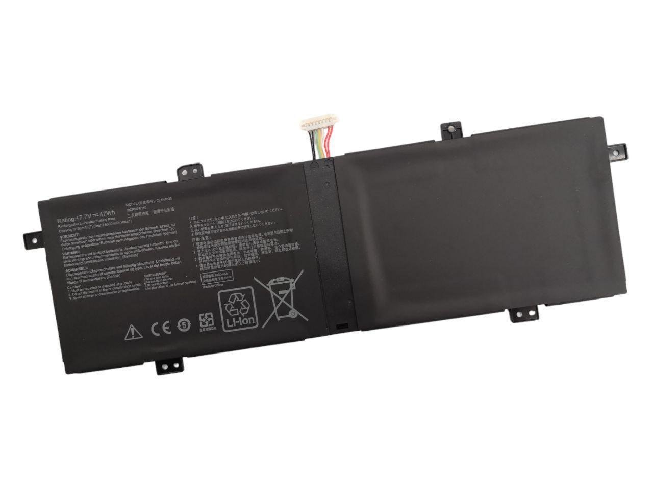 Аккумулятор для Asus Zenbook S4500F/BX431FA/UX431FL/X431FLC/C21N1833 6150 mAh 47Wh (21435778)