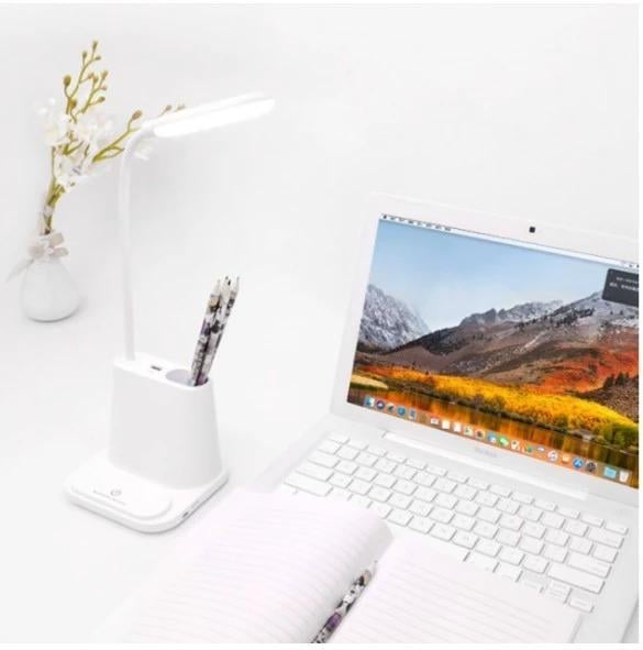 Лампа розумна настільна світлодіодна Solar 3в1 з вбудованим акумулятором і PowerBank Білий (360А) - фото 3 Лампа розумна настільна світлодіодна Solar 3в1 з вбудованим акумулятором і PowerBank Білий (360А) - фото 3