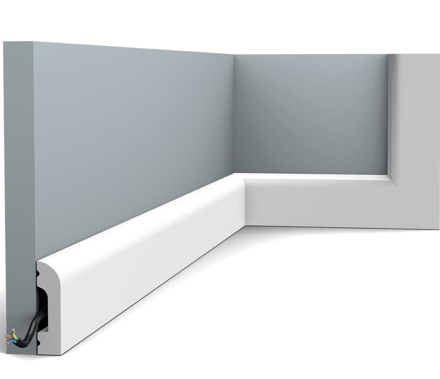 Плинтус напольный гладкий Orac Decor SX182 2000х50х13 мм (2862)