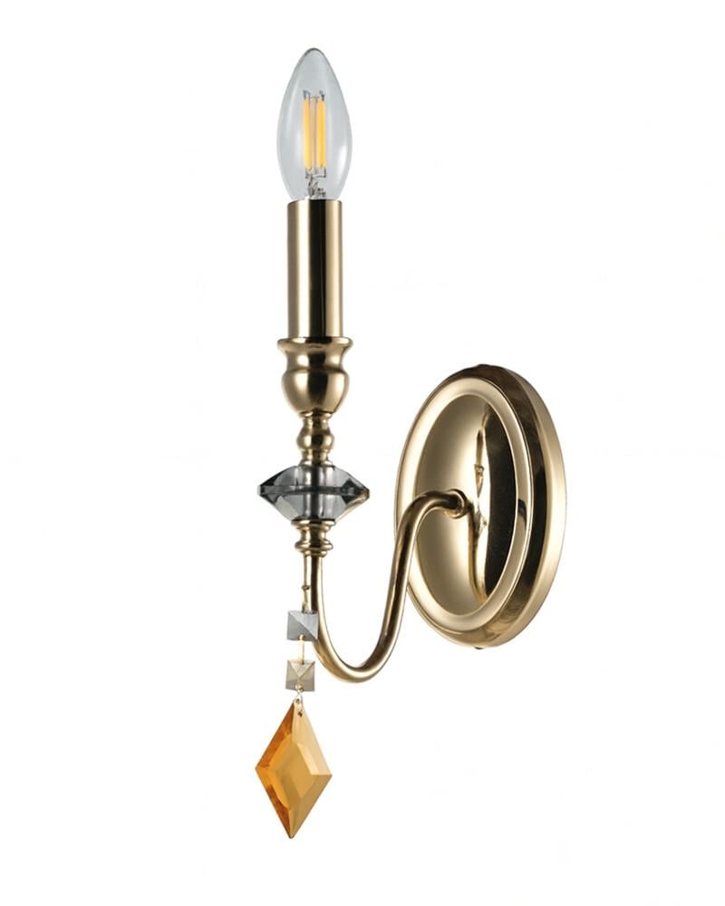 Бра Edlin PL2416-1W Vanessa E14 1x12W IP20 Золотий (32205339)