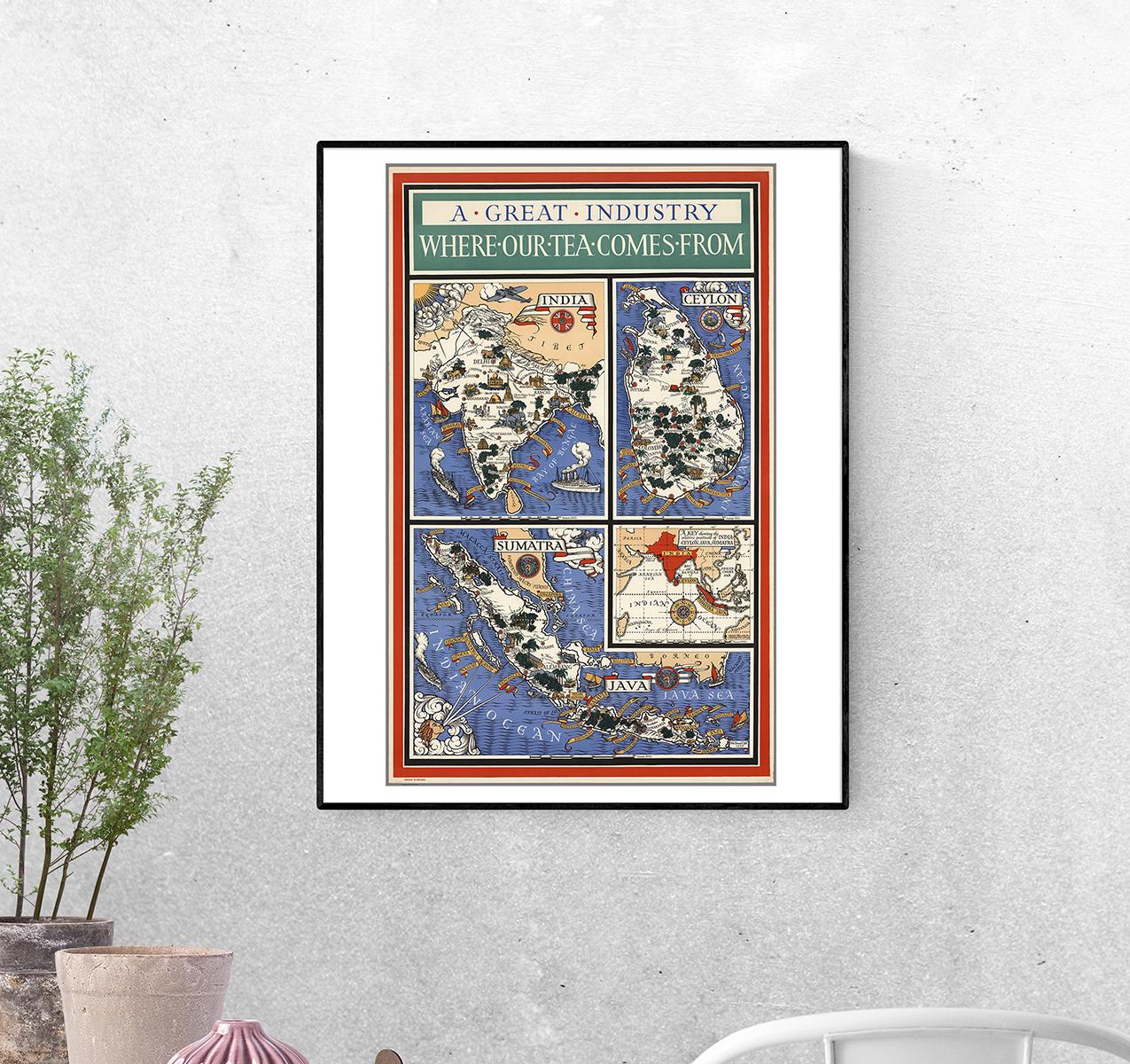 Постер Великая индустрия. Откуда берется наш чай формат А-4