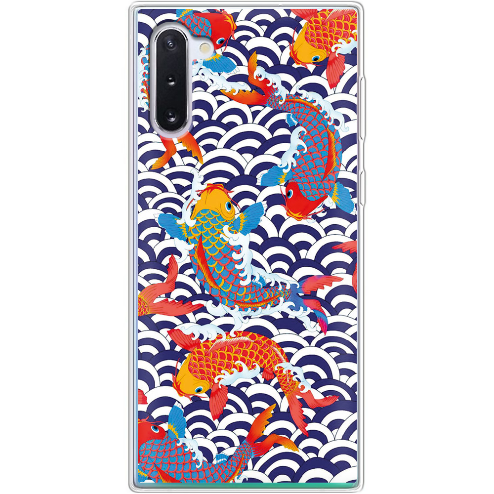 Чехол Boxface Samsung N970 Galaxy Note 10 Koi Fish Прозрачный силикон (37407-up2477-37407)