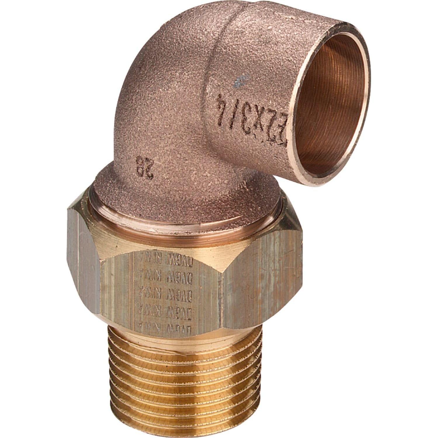 Угон-американка бронзовая Viega 94098g d 22 мм x 3/4" Н угловой (114909)