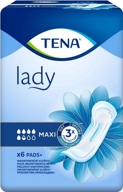 Урологічні прокладки для жінок Tena Lady Maxi 6 шт. 5,5 крап.