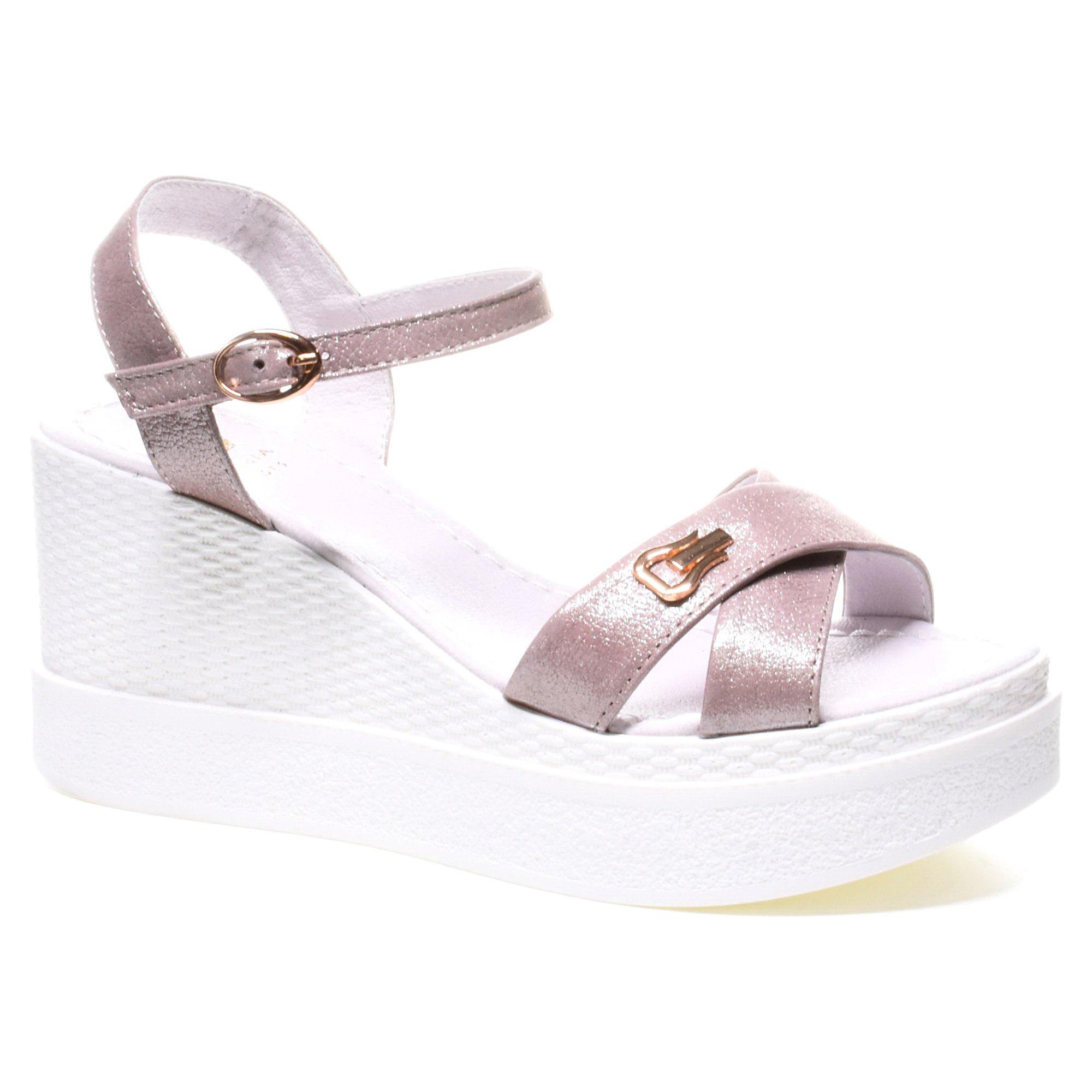 Босоножки женские летние Gloria р. 38 Пудровый (069641-38)