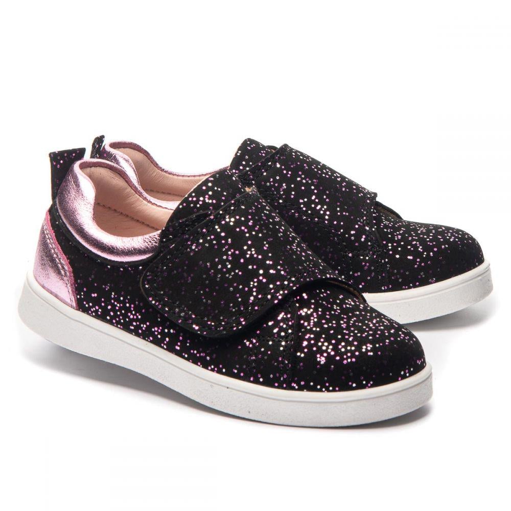 Мокасины The Leo 1336 для девочек р. 29 19 см Черный