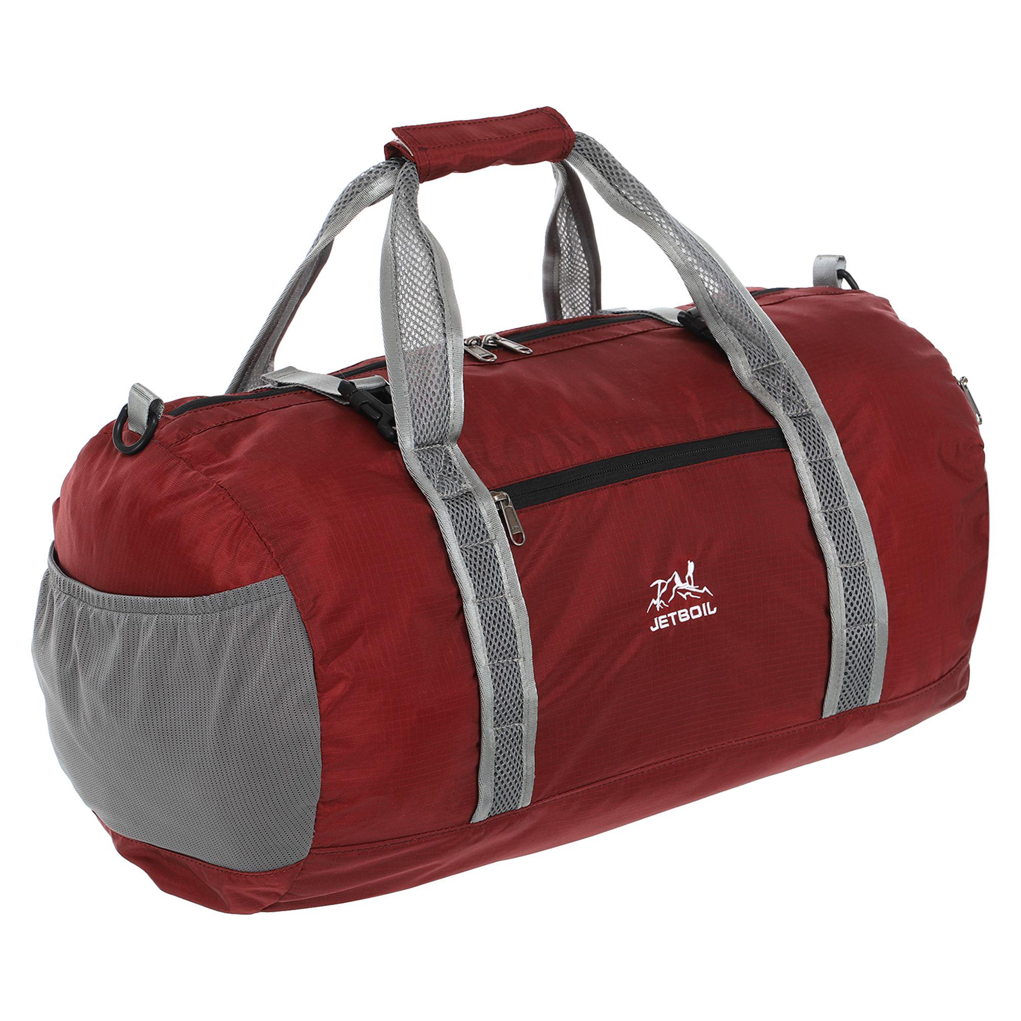 Спортивная сумка Jetboil 1151 складная многофункциональная 37х27х24 см 24 л Бордовый (6936116101563)
