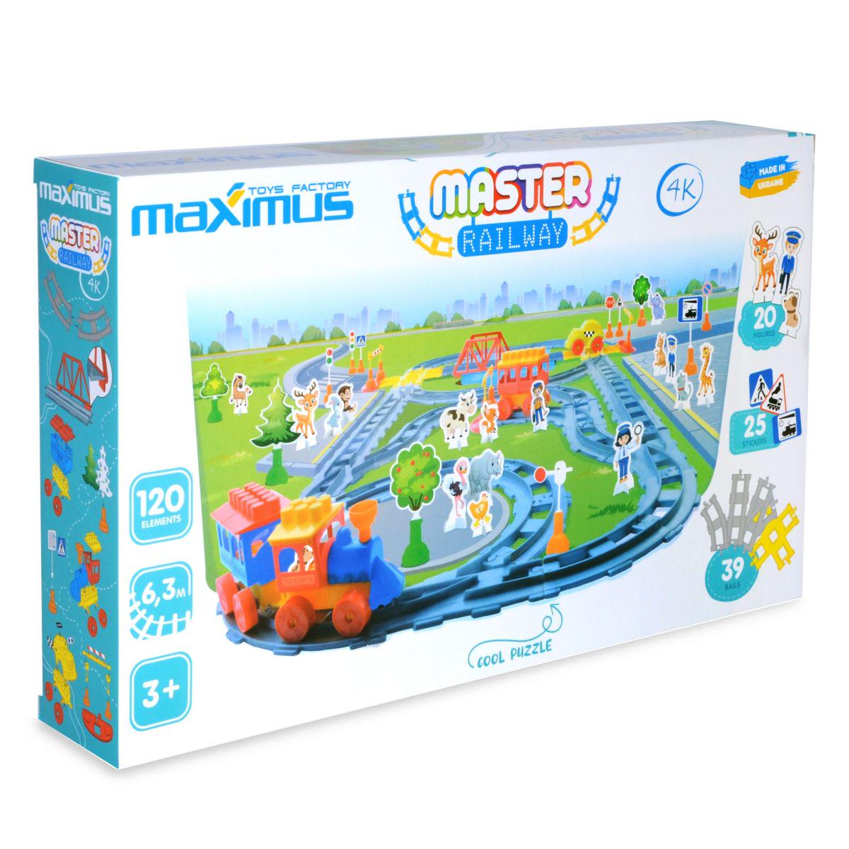 Конструктор Майстер Залізниця 120 ел. (35626)