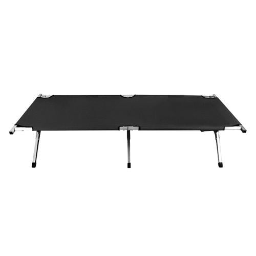 Раскладушка туристическая Trizand 23190 с чехлом 189х70 см до 110 кг Черный (mx9377)