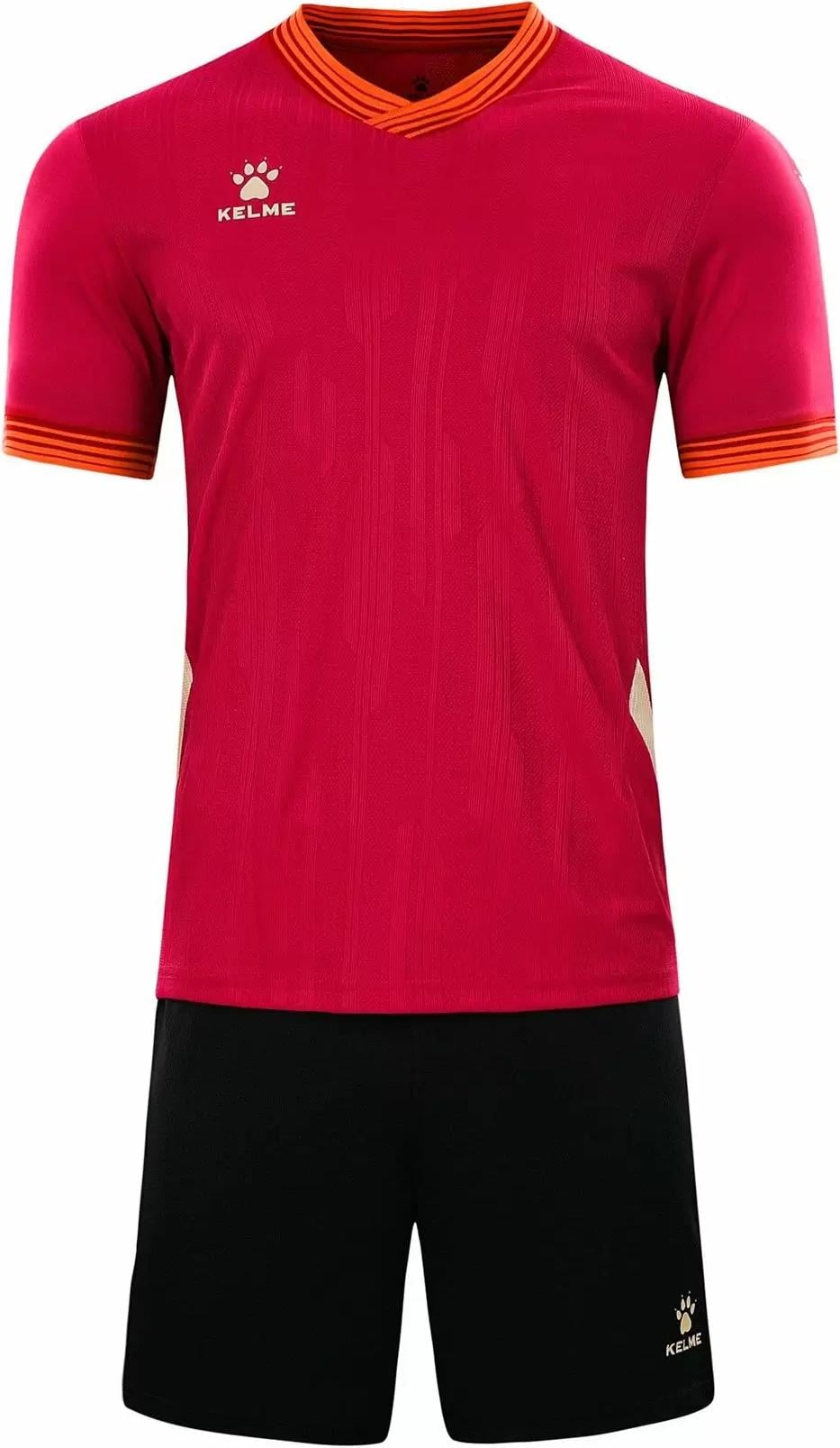 Комплект футбольной формы KELME IBIZA XL Красно-черный (8351ZB1082.9609)