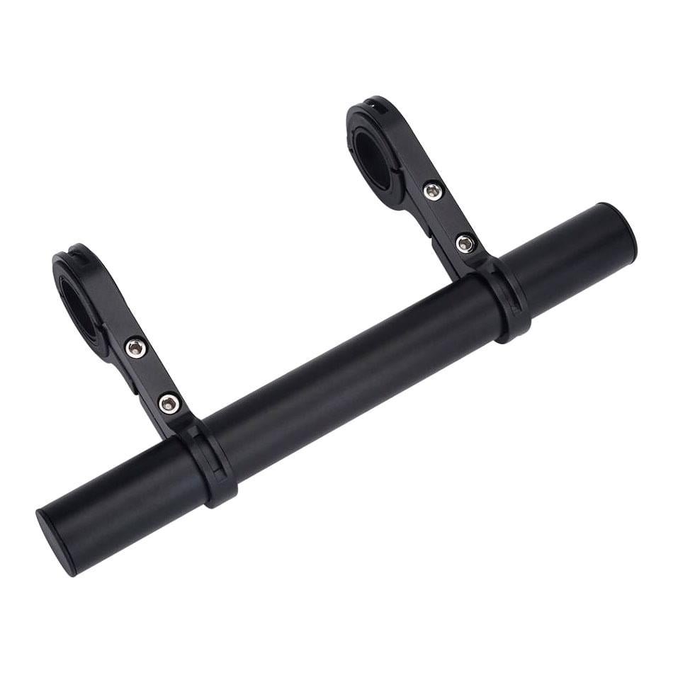 Подовжувач керма велосипеда алюмінієвий для кріплення аксесуарів з подвійним затискачем 20 см Чорний (31774021) Подовжувач керма велосипеда алюмінієвий для кріплення аксесуарів з подвійним затискачем 20 см Чорний (31774021)