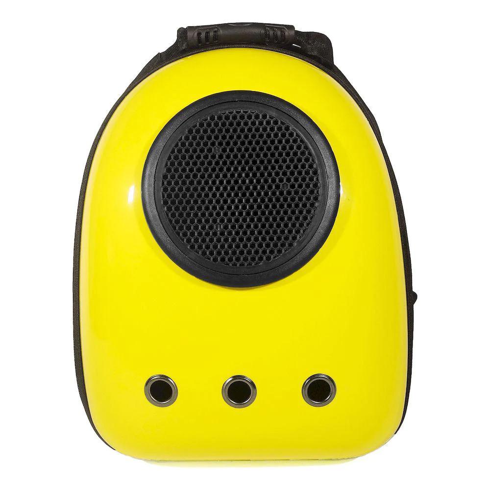 Рюкзак для переноски домашних питомцев CosmoPet CP-87 с иллюминатором 42х31х20 см Yellow (3_06378) - фото 3 Рюкзак для переноски домашних питомцев CosmoPet CP-87 с иллюминатором 42х31х20 см Yellow (3_06378) - фото 3