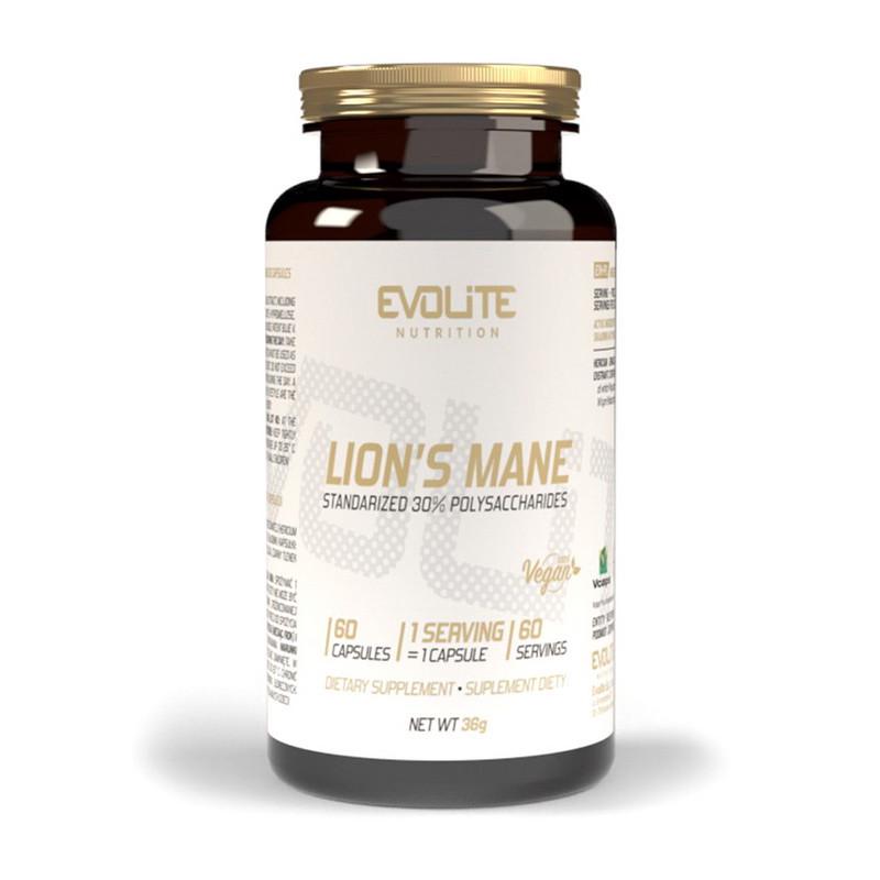 Екстракт гриба Левова Грива Evolite Nutrition Lion's Mane 60 капс. (22244-01)