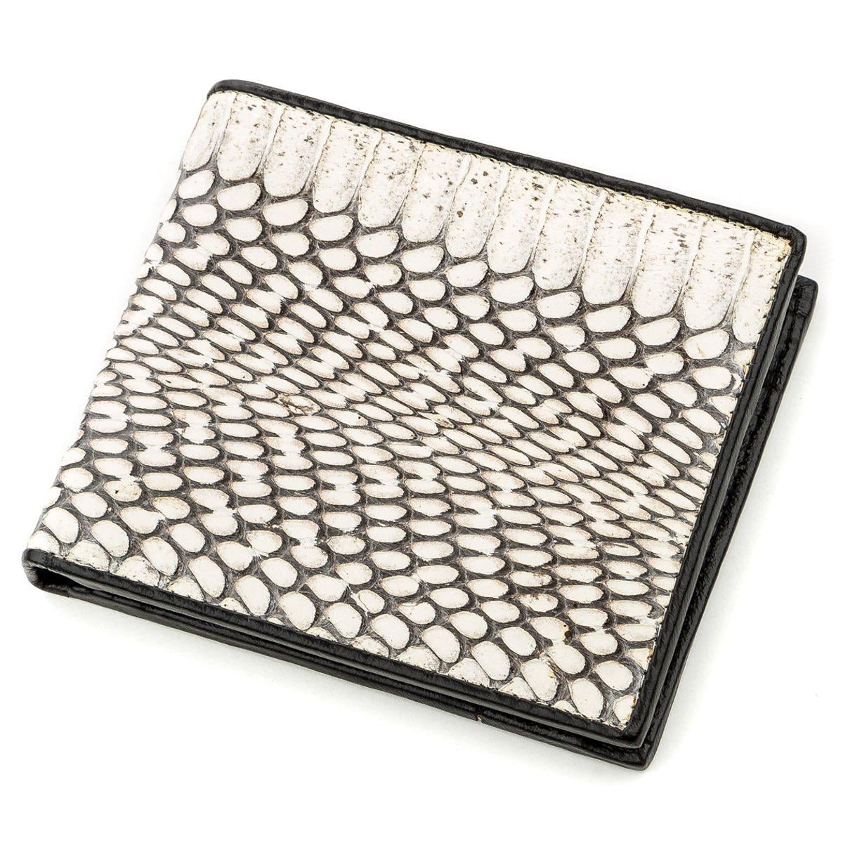 Кошелек мужской Sea snake leather 18552 кожа Серый (23840)