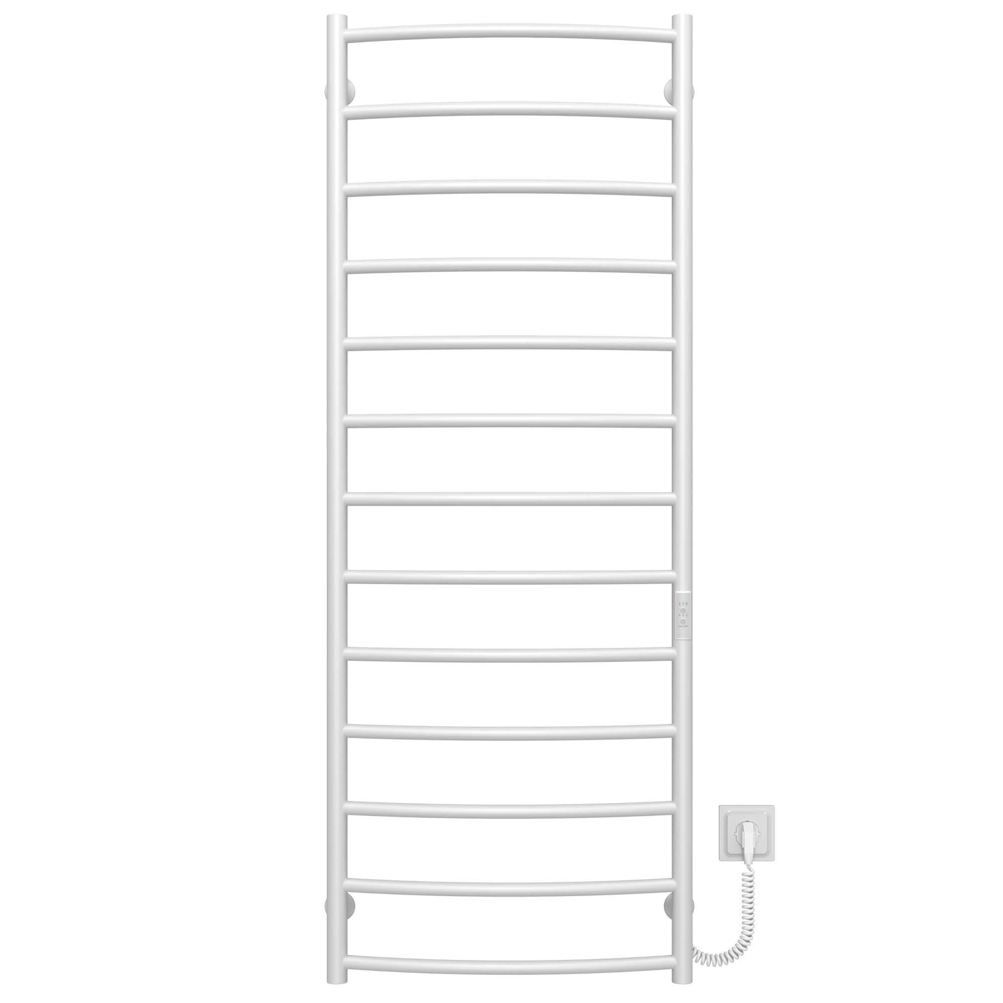 Полотенцесушитель электрический Deffi Классик П13 WD03 правое подключение нержавеющая сталь 500x1400 мм Белый (C.DK.140.50.13.EWR3)