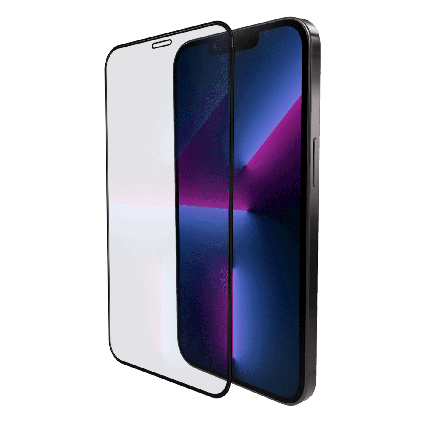 Защитное стекло Glass 5D для iPhone 13 mini Black (13558)