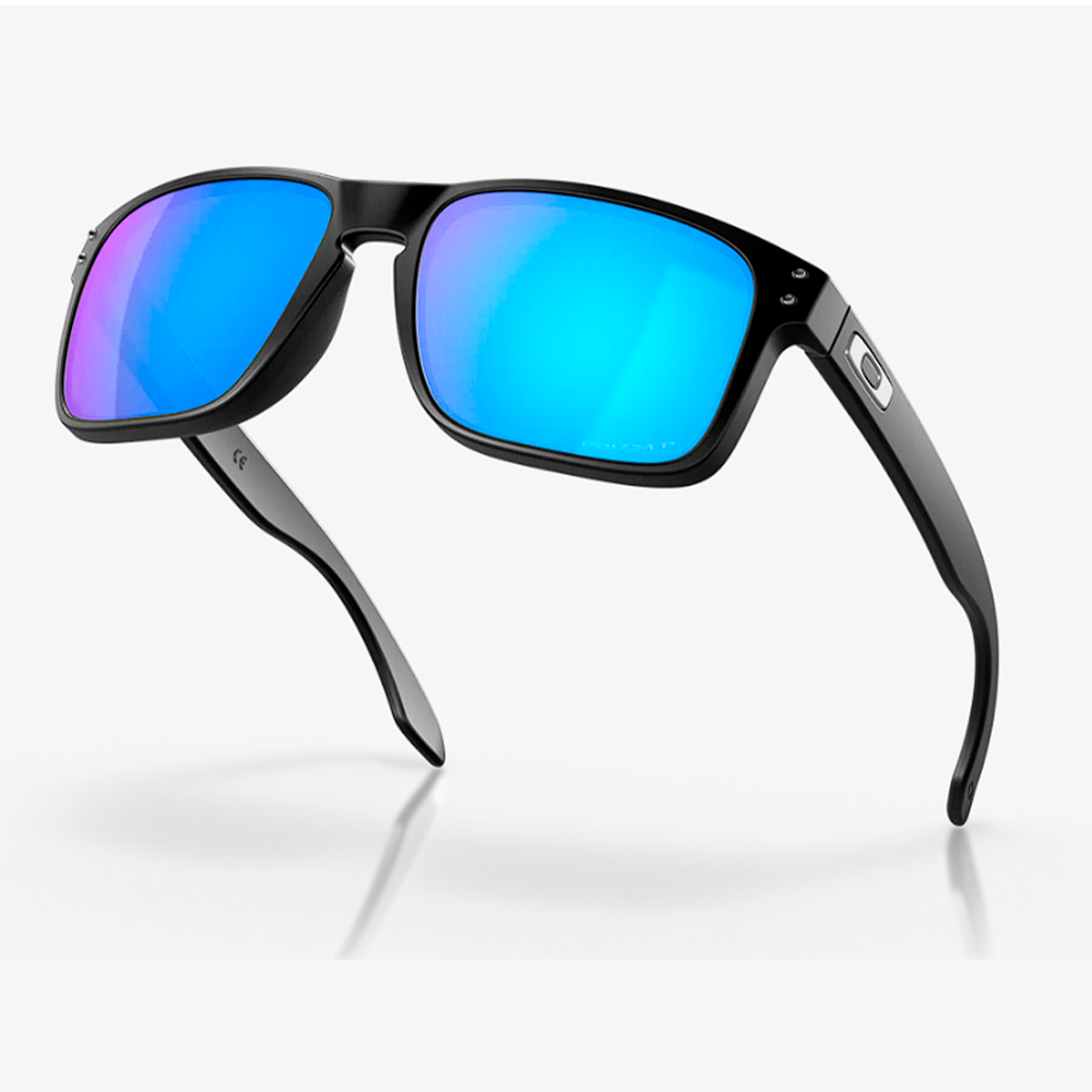 Окуляри OAKLEY Holbrook OO9102-F055 Matte Black/Prizm Sapphire Irid Polar - фото 5