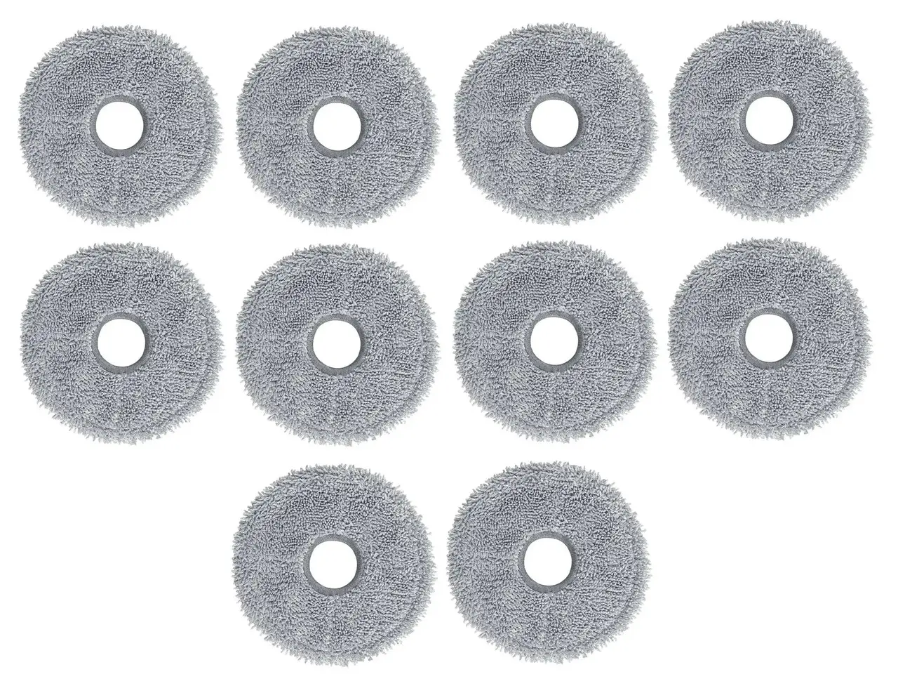 Тряпка-накладка микрофибровая для робот-пылесоса Xiaomi S20+/S20 Plus BHR8158EU/BHR8159EU 10 шт. (129..)