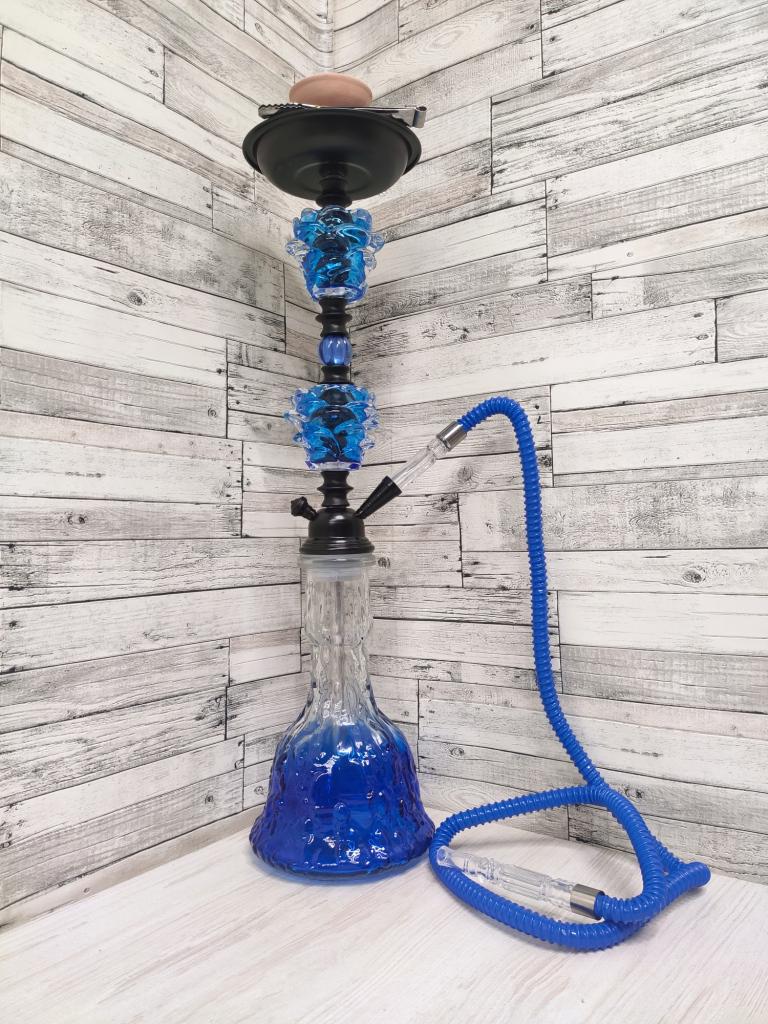 Кальян Hookah Tarkan 56 см на 1 персону Blue