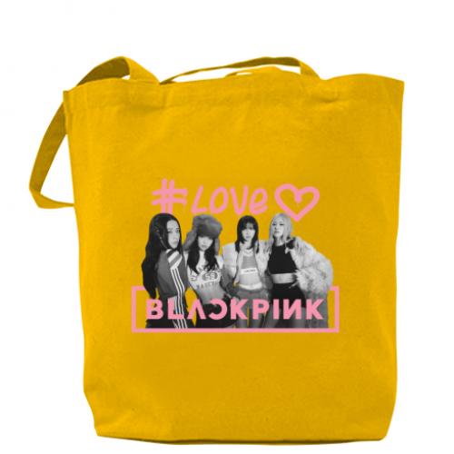 Шоппер Blackpink poster 37x41 см Желтый (17134278-6-200013)