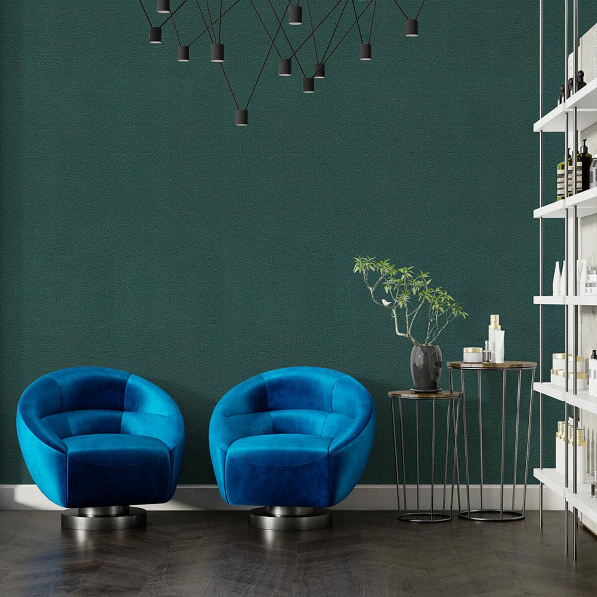 Обои самоклеящиеся 2800х500х2 мм Темно-зеленый меланж SW-00001784 - фото 7 Обои самоклеящиеся 2800х500х2 мм Темно-зеленый меланж SW-00001784 - фото 7