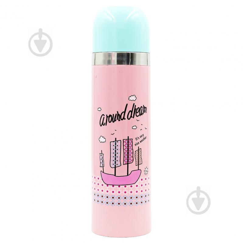 Термос стальной SP-Planeta 500ml A round dream 2475 Розовый