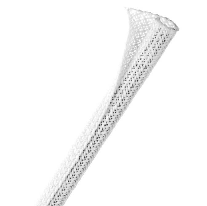 Кабельная оплетка Techflex F6N0.25WH вращающаяся эластичная самозастежная 0,63 см 1 м Белый (000049864)