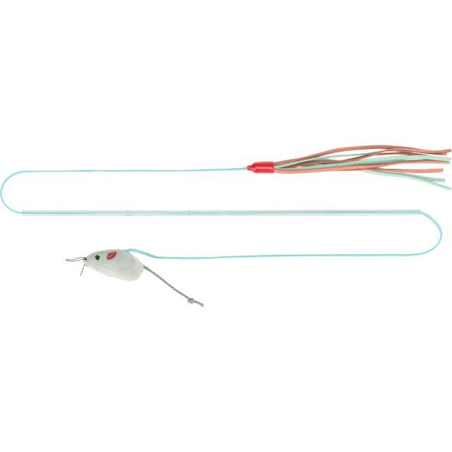 Удочка с игрушкой для кошек Trixie двусторонняя 40 см