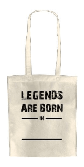 ЭКО-сумка для шопинга LEGEND ARE BORN IN (411490788-legend-are-born-in) ЭКО-сумка для шопинга LEGEND ARE BORN IN (411490788-legend-are-born-in)